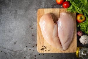 100g cooked chicken breast nutrition