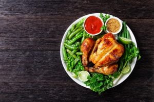 whole rotisserie chicken nutrition